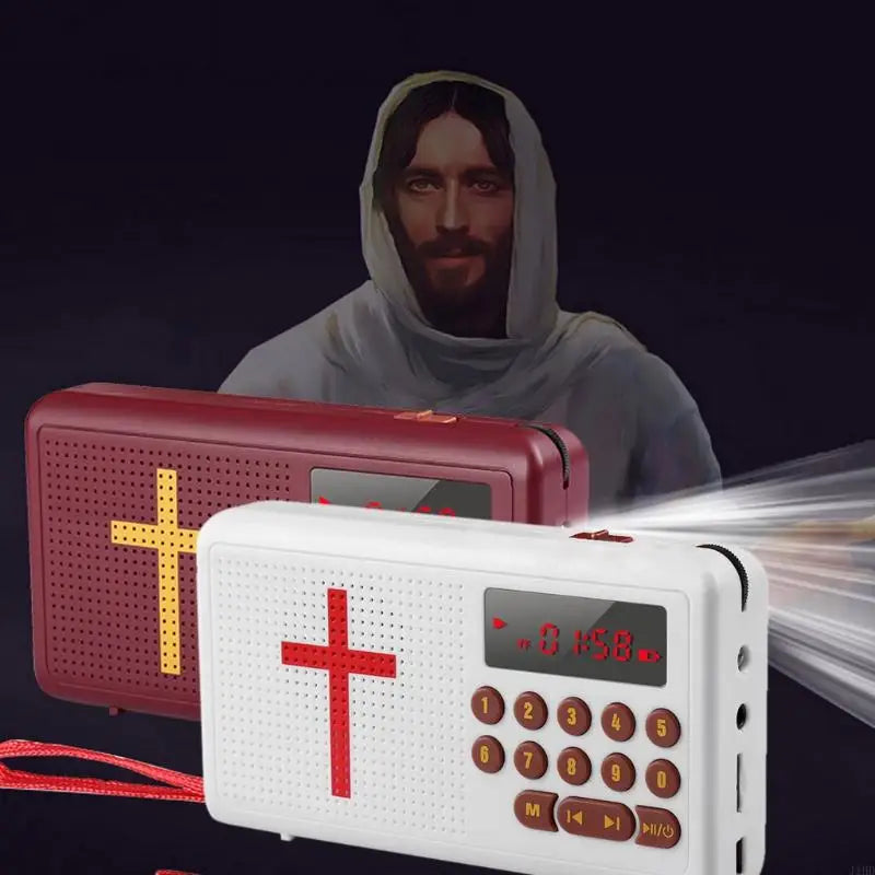 J1HD Rechargeable Bible Talking King for James Version Bible Audios Player