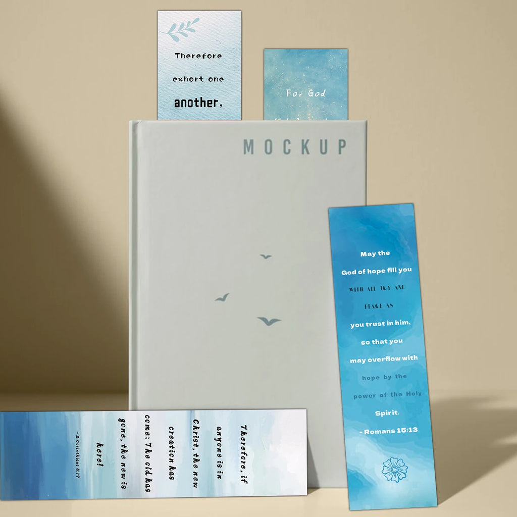 30pcs Watercolor Bible Verse Christian Bookmarks Bible Reading Club Gift Pages Annotated Prayer Library Reading Bookmarks