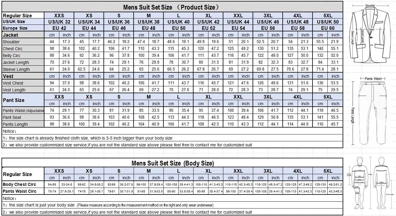 Men's 3 Piece Suits Business Formal Notch Lapel Groomsmen Woolen Plaid Tuxedos