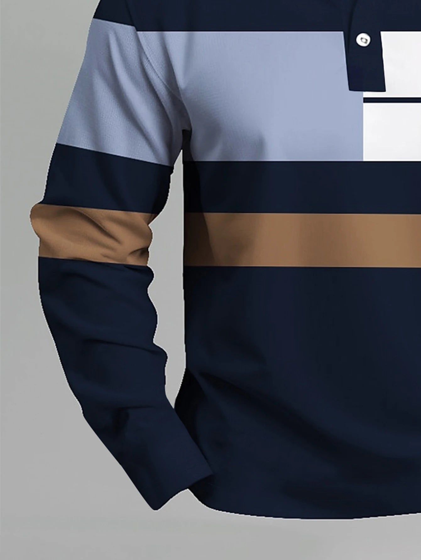 Men's Long Sleeve Shirt Fashion Casual Slim Fit Trendy Blue Silver Art Print Dress Shirt for Church Daily Wear