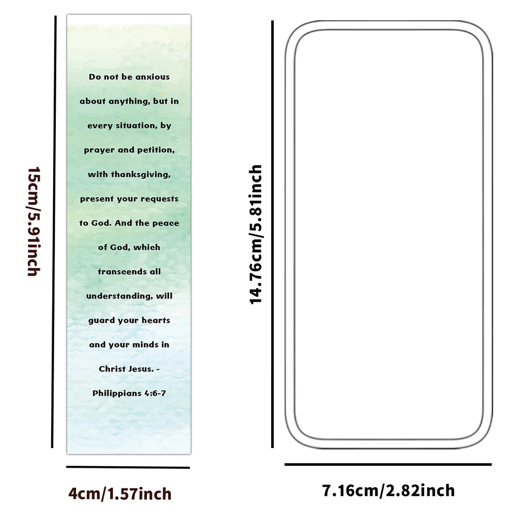 30pcs Watercolor Bible Verse Christian Bookmarks Bible Reading Club Gift Pages Annotated Prayer Library Reading Bookmarks