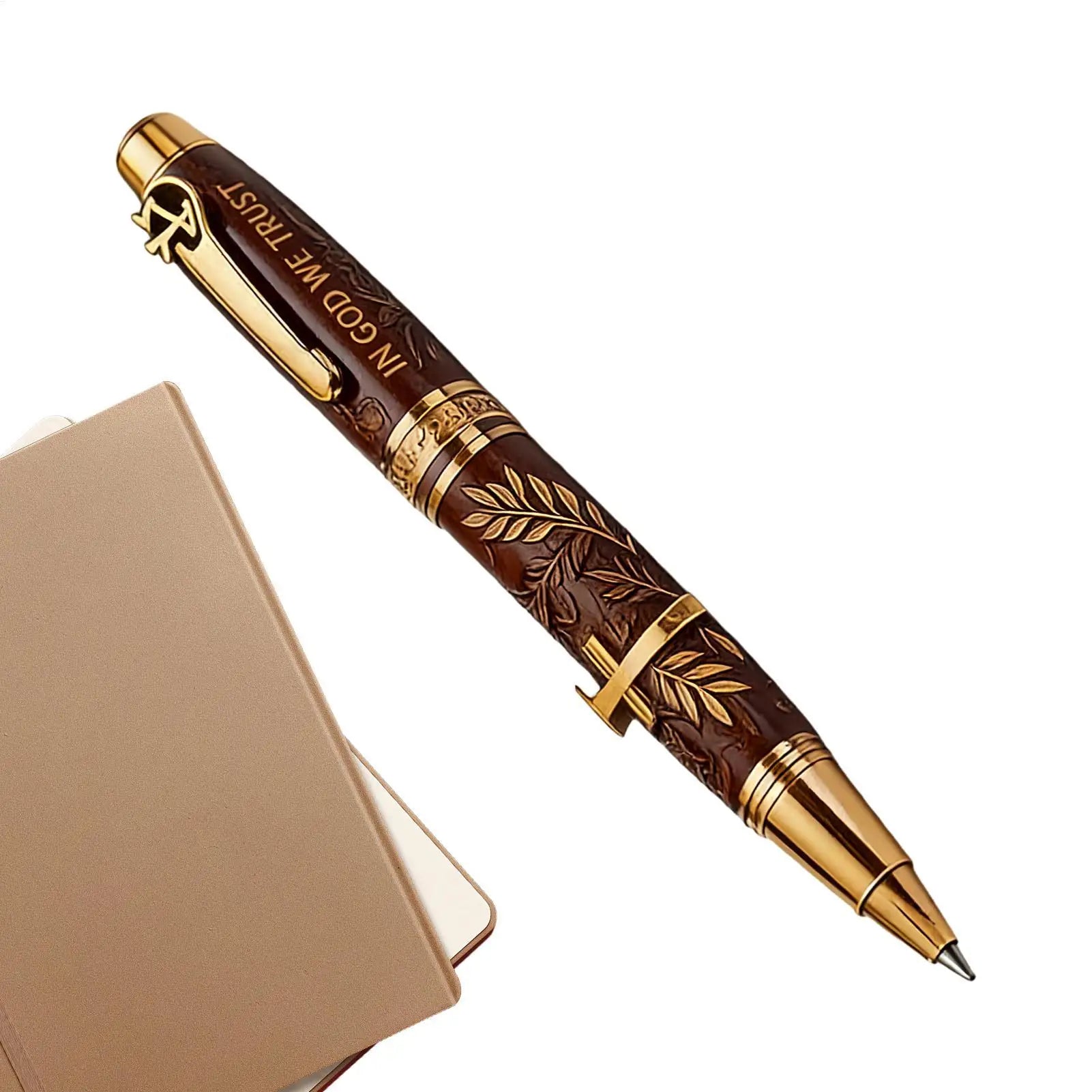 God Bless Bible Commemorative Pen Christian Gift Pen Engraved Scriptures Cross Design Inspirational Writing Supplies