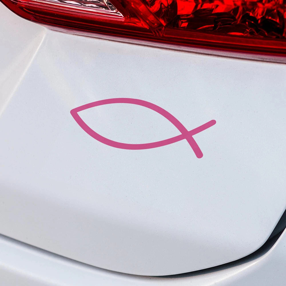 Jesus Fish Car Bumper Windowshield Stickers Tuning Vinyl Accessories Decoration Decals