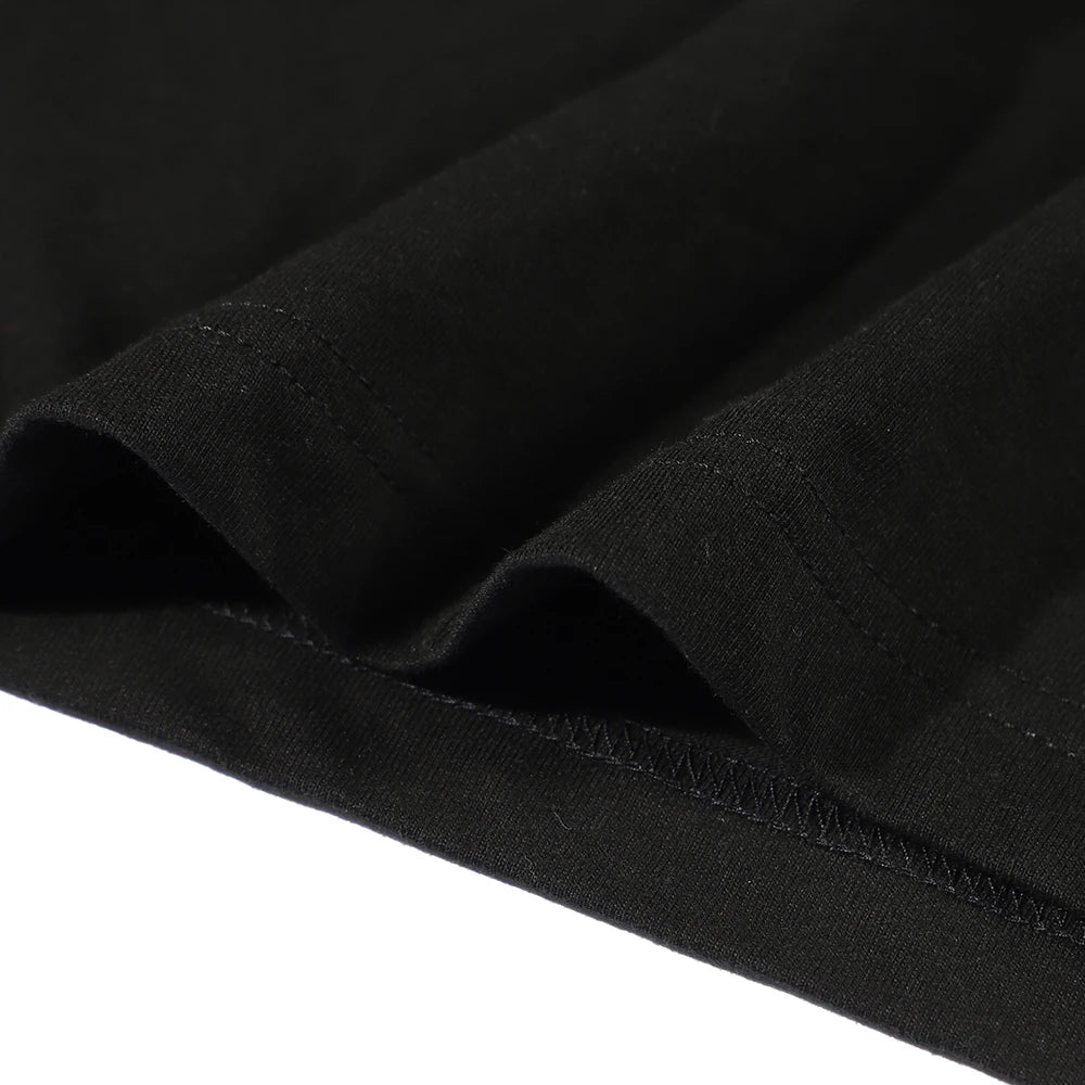 JESUS Fish Simplicity LOGO Printed T-Shirts Men Loose Oversize T Shirt Fashion Breathable Cotton Tee Clothing Top