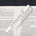Stainless Steel Bookmark, Do Not Fear Bible Verses Inspirational Christian Gifts Bookmark Prayers